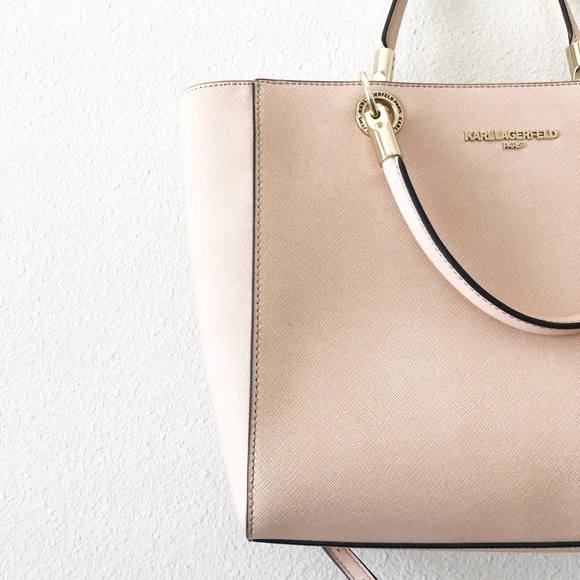 Karl Lagerfeld Paris Blush Purse - Picture 2 of 8